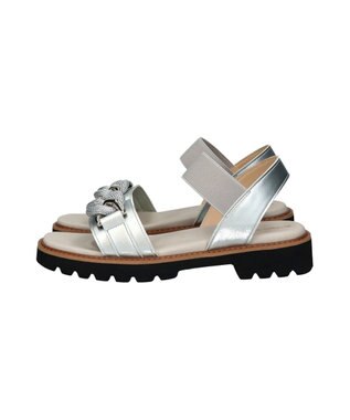 Bridget Birkin 【Bridget Birkin】キラキラチェーンアクセントサンダル シルバー