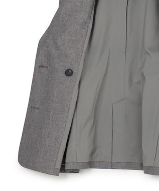 23区 【23区 | 5525gallery】ウールストレッチ ダブル前 ジャケット グレー系