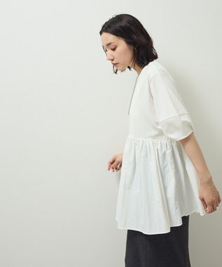 Green Parks ・ＥＬＥＮＣＡＲＥ　ＤＵＥ　ハイブリットＴＥＥ Off White