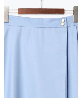 Te chichi アシメタックフレアスカート サックスブルー