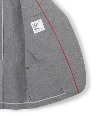 J.PRESS MEN 【J.PRESS ORIGINALS】Magic Cuba Wool Cotton Hopsack 3B Jacket / Made in Japan ライトグレー系