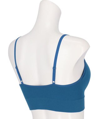 WACOAL ノンワイヤーブラ 【GOCOCi ゴコチ】 ぴったりフィット アンダー部分のズレを軽減 洗濯機洗い可能(ネット使用) ブラトップ レディース ハーフトップ CGG255 /ワコール ブルー