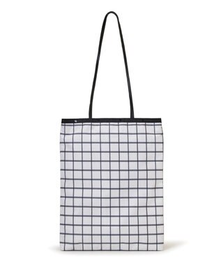 LeSportsac VERTICAL CITY TOTE/アップタウンモノチェック/ブラック アップタウンモノチェック/ブラック