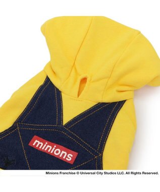 PET PARADISE ミニオン オーバーオール風 パーカー 中型犬 イエロー