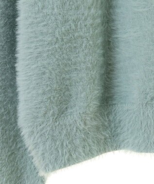 Green Parks シャギーロゴニットプルオーバー Mint