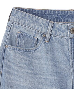 AMERICAN HOLIC ダメージワイドデニム Light Indigo