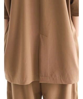 CRAFT STANDARD BOUTIQUE 半袖テーラードジャケット Mocha