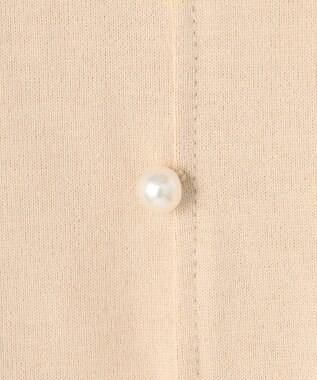 組曲 S 【洗える】バックパールフレアカットソー ベージュ系