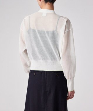 Paul Smith 【洗える】シアー カーディガン ホワイト