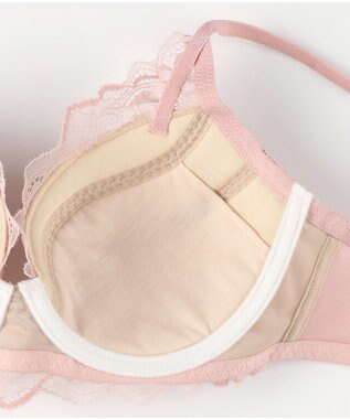 Wing ブラジャー 立体感のあるバストをメイク ふっくらデコルテ きれいな谷間 ブラのズレ・浮きを軽減 【ハイライトブラ】 ブラ CB4000 ウイング／ワコール ストロベリー