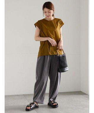 Te chichi シアーナイロンブラウス オリーブ