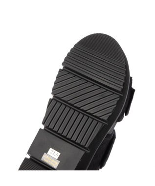 MODE ET JACOMO <D'ICI>フットベッドハラコスポーツサンダル ブラック