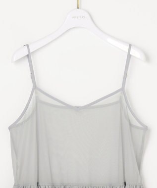 ANY SIS 【洗える】チュールレイヤード インナー ライトグレー