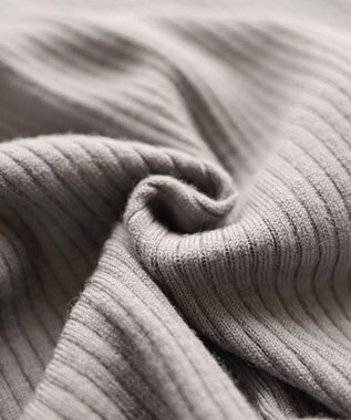 AND WOOL 〈高品質ウール〉〈洗えるニット〉〈暖かい着心地〉ウールレギンス グレー