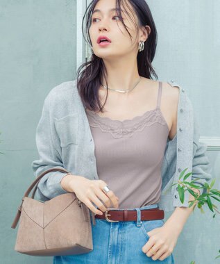 Wing カップ付きインナー ラク きれいなバストシルエット 綿混(身生地) 【シンクロブラトップ】 リブタイプ ブラトップ ET1083 ウイング／ワコール ストロベリー