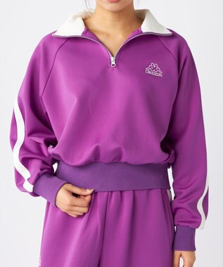 OP／FILA 【Kappa】ハーフジップ ジャージトラックジャケット パープル