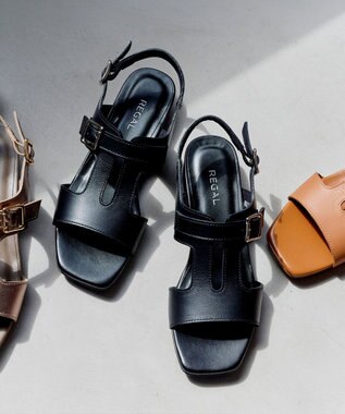 REGAL FOOT COMMUNITY 【リーガルレディース】F01S フラットサンダル