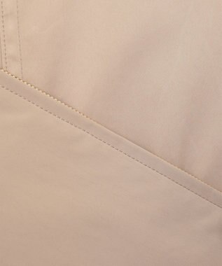 J.PRESS LADIES L 【洗える・撥水】マイクロタフタ ノーカラー ロング コート モカ系