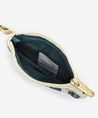 LeSportsac KEY CARD HOLDER/ティールグリーンストライプ ティールグリーンストライプ