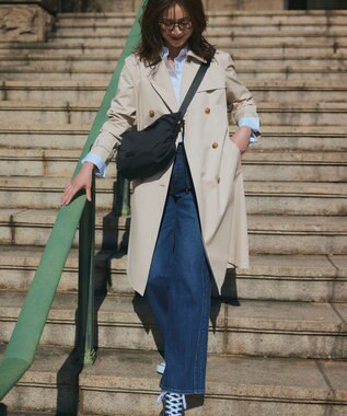 23区 【撥水加工/WEB&一部店舗限定カラーあり】ドロ－ストリング ショルダーバッグ ブラック系