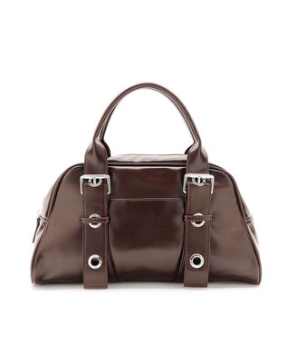 MioFIRANO ベルトハンドルボストンバッグ　FR エフアール