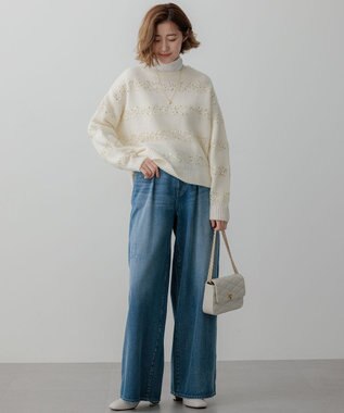 23区 【Oggi10月号掲載】キルティング ショルダーバッグ アイボリー系