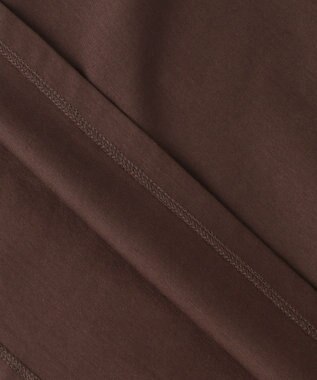 ANY SIS シルケットスムースツイストスリーブ カットソー ブラウン