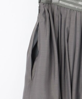 自由区 S シアー スカート セピア