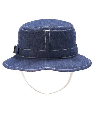 MIKI HOUSE HOT BISCUITS 【46-54cm】 ロゴデニムクロッシェ 紺