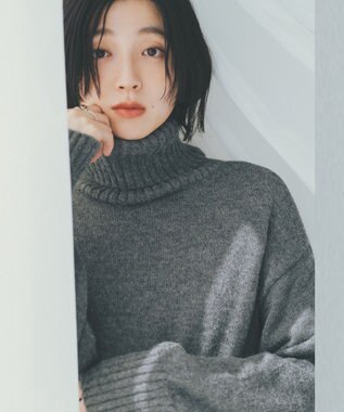 TOQUE 〈大草直子さんアドバイザー〉【天然素材】ベビーアルパカ ハイネックニット