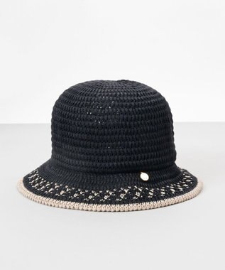 AURORA 【 LANVIN en Bleu （ランバン オン ブルー）】手編み風サーモダウンハット