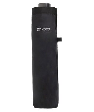 MOONBAT 【フワクール生地使用/軽量】MACKINTOSH PHILOSOPHY 遮光 晴雨兼用 折りたたみ日傘 グログラン ブラック