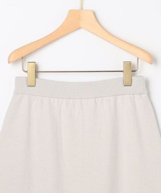 組曲 S 【WEB限定】チュールニット×リバーシブルスカート セット ライトグレー系