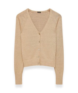 JOSEPH 【洗える】リネンブレンド  カーディガン Sesame