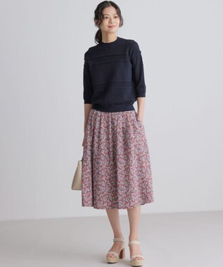 組曲 プティスカラレーシー ニット ネイビー系