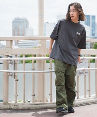WEGO ワイドミリタリーパンツ カーキ