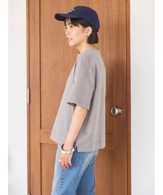 AMERICAN HOLIC カフタン５分袖カットプルオーバー Gray