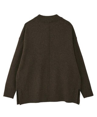 AMERICAN HOLIC サイドスリットハイネックニットプルオーバー Brown