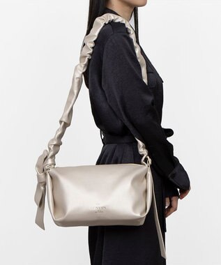 LANVIN en Bleu フリディティ 2wayショルダーバッグ シャンパンゴールド