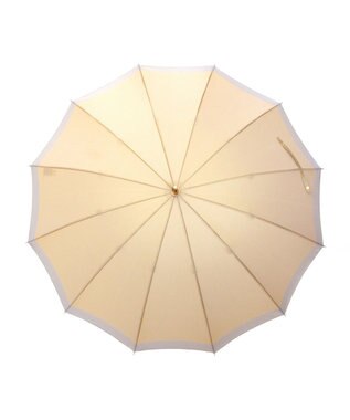 槇田商店 SCENE グログランシャンブレー ベージュ 長傘 クリーム