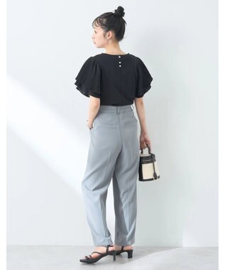 earth music&ecology プリーツフレアプルオーバー Black