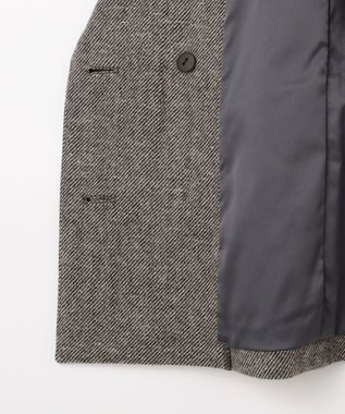 組曲 S シックツイード ジャケット ブラック系