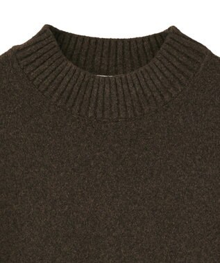 AMERICAN HOLIC サイドスリットハイネックニットプルオーバー Brown