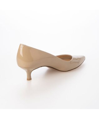 MODE ET JACOMO <MODE ET JACOMO>ポインテッドトゥプレーンパンプス ベージュエナメル