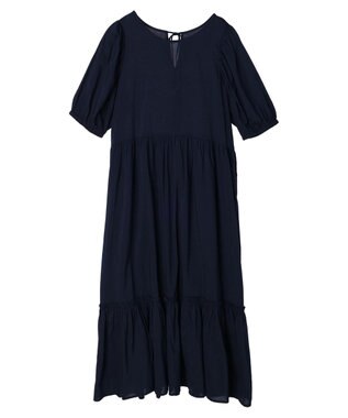 Green Parks ・ＥＬＥＮＣＡＲＥ　ＤＵＥ　ティアードワンピース Navy