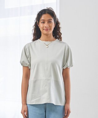 J.PRESS YORK STREET 【WOMEN】ファブリックヘムジャージ プルオーバー