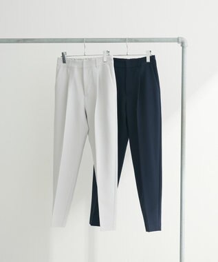 Green Parks ef-de タックテーパードパンツ Dark Navy