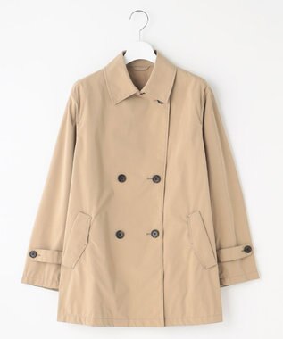 J.PRESS LADIES 【洗える・撥水】ポリアーティローザ ダブル トレンチコート モカ系