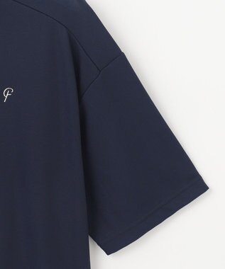 23区GOLF 【23Fondation/MEN】【UVケア】ハイブリッド ポロシャツ ネイビー系