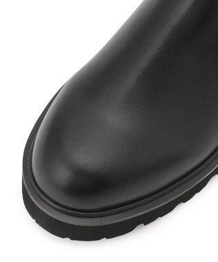 23区 【見上愛さん着用/生活防水】リブニット ブーツ ブラック系